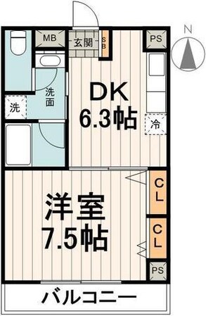 K・SグランディールWATANABEの物件間取画像